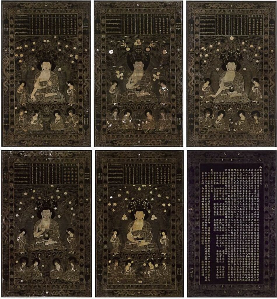 保利香港：清乾隆〈紙本墨彩描金七佛偈唐卡〉，成交價2124萬港元。