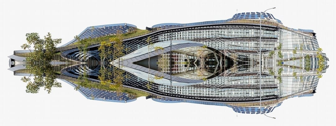 王艾斯作品《X-Y Building Facade》。(2018達帕亞洲攝影藝術博覽會提供)