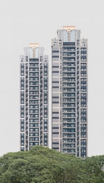 蕭東駿作品《Architwins》。(2018達帕亞洲攝影藝術博覽會提供)