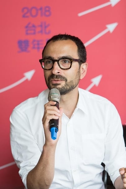 「 2018台北雙年展」策展人范切斯科．馬納克達（Francesco Manacorda）。（台北市立美術館提供，陳泳任攝影）