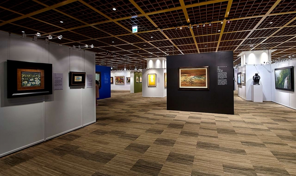 羅芙奧台北2018春季拍賣會預展現場。（羅芙奧提供）