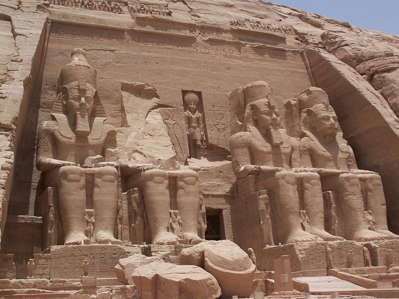 埃及阿布辛貝神殿(Abu Simbel)。(©Than217)