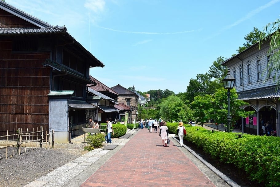 日本博物館明治村(Museum Meiji-Mura)一景。(©Bariston)
