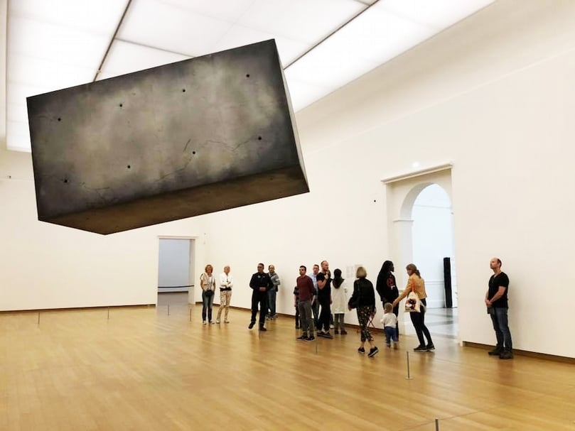 阿姆斯特丹市立美術館（Stedelijk Museum Amsterdam）展覽一景。（簡秀枝提供）