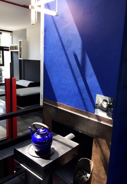 里特費爾德之施洛德住宅（Rietveld Schröeder House）內部陳設。（簡秀枝提供）