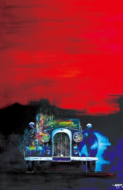 彭雄渾，《Singapore 2018 Series – Dawn》，壓克力顏料、畫布 150×120cm，2018。（Stephen Peng Studio提供）
