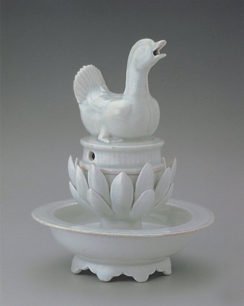 北宋〈影青鳥形香爐〉，現藏於芝加哥藝術館。圖／網路資源。