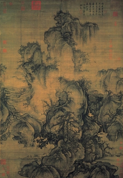 郭熙《早春圖》。(來源:故宮Open Data專區)