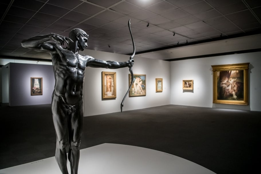 「裸:泰德美術館典藏大展」展覽現場。(高雄市立美術館提供)