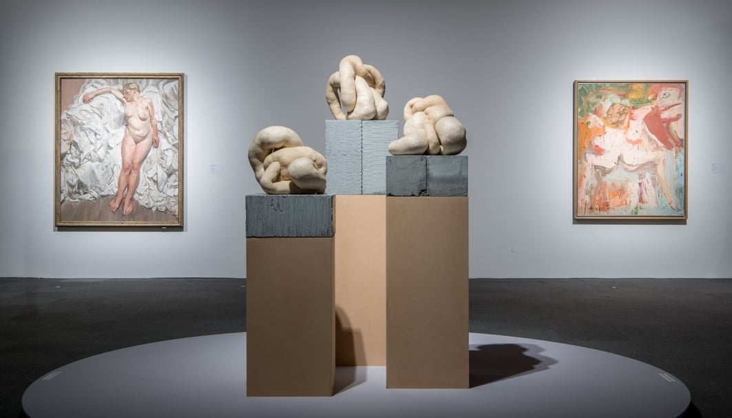 「裸:泰德美術館典藏大展」展覽現場。(高雄市立美術館提供)