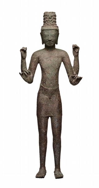 圖14 約750至850年間泰國〈觀音菩薩像〉館藏編號B66B14。©Asian Art Museum。
