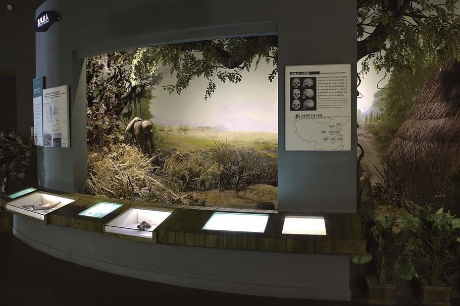 圖3-1 龍虯莊展示場景。（揚州博物館提供）