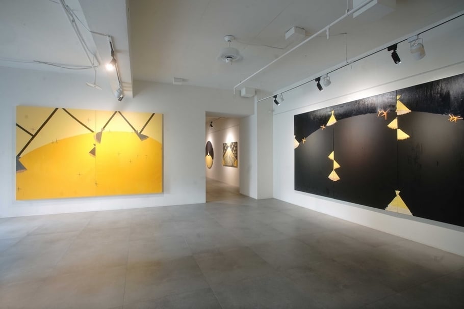 劉永仁的作品於耘非凡美術館展出現場。(采泥藝術提供)