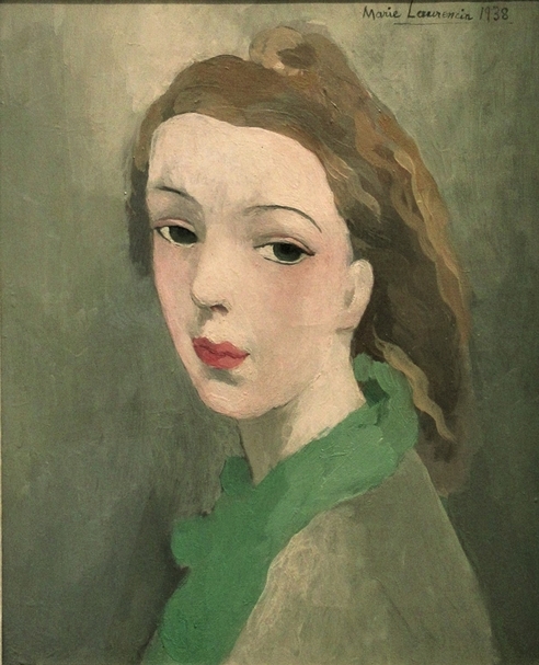 日動藝廊（Galerie Nichido）帶來法國女畫家瑪莉．羅蘭珊 （Marie Laurencin）的作品。（台北國際藝術博覽會提供）