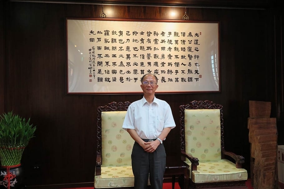 國立國父紀念館館長林國章。（攝影／鄭又嘉）