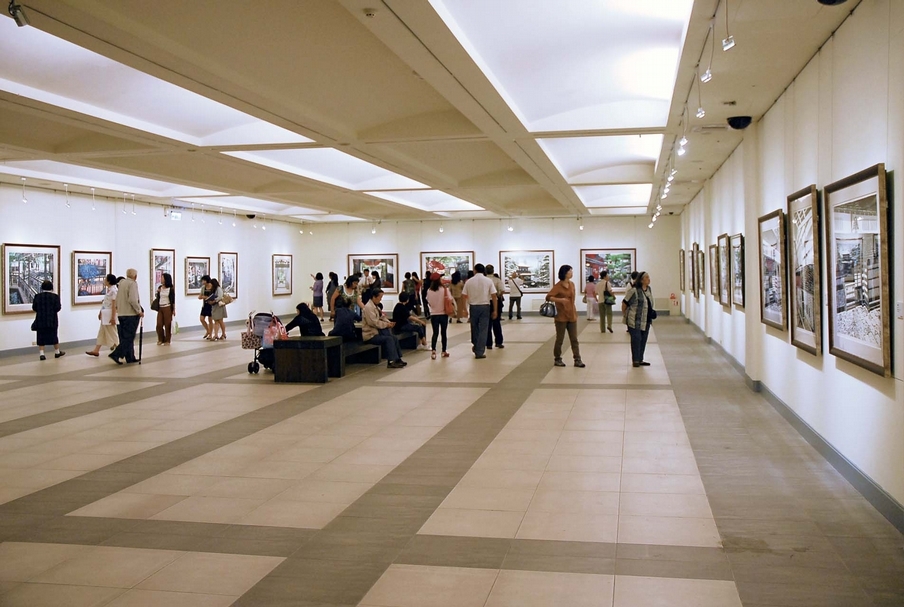 國父紀念館書畫展示空間。（國立國父紀念館提供）