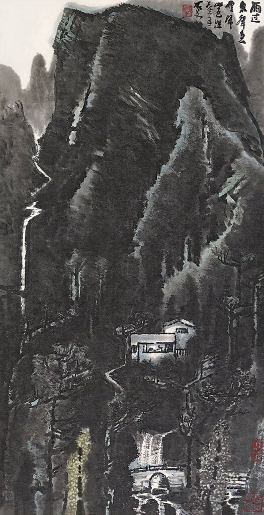 北京誠軒：李可染1986年所繪〈雨過泉聲急〉，102×52.5公分，以人民幣1840萬元成交價榮獲誠軒春拍之冠。