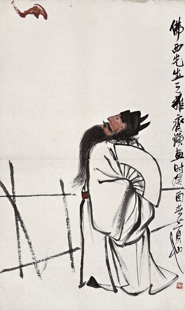 北京翰海：齊白石1933年作〈望福圖〉，92.5×55.5公分，成交價人民幣368萬元。