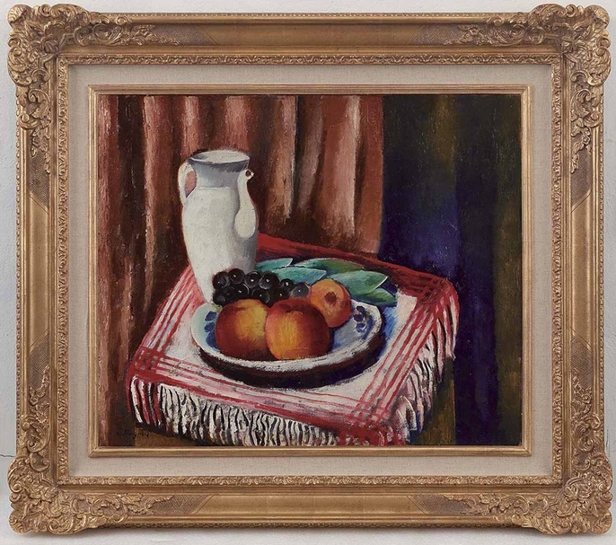 奇斯林｜桌上的靜物 油彩畫布 54×65cm 1917 預估價：80萬至150萬港元 圖｜中國嘉德香港