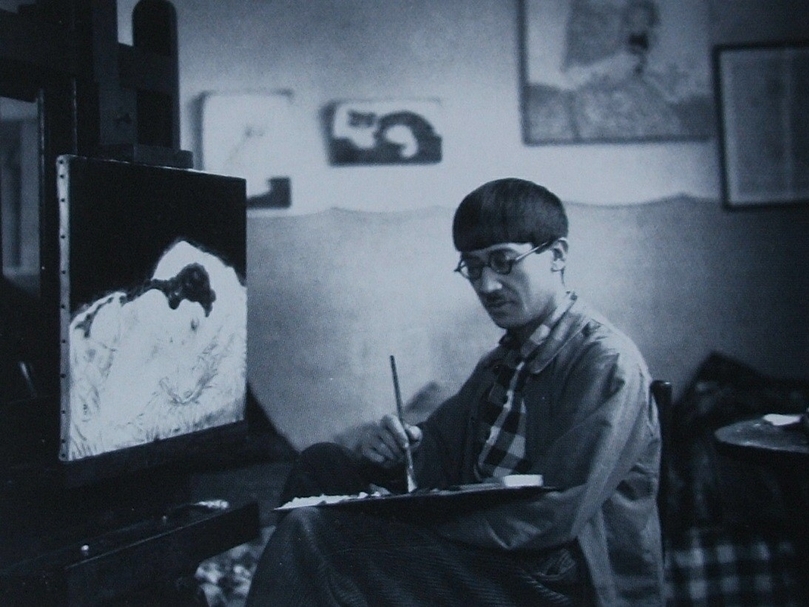 藤田嗣治（Léonard Tsuguharu Foujita）。（© Jean Agélou）