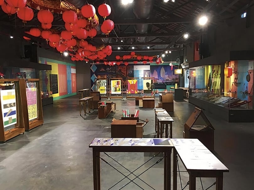 「近未來的交陪：藝陣X當代設計展」展覽現場。（攝影／賴依欣，台新銀行文化藝術基金會提供）