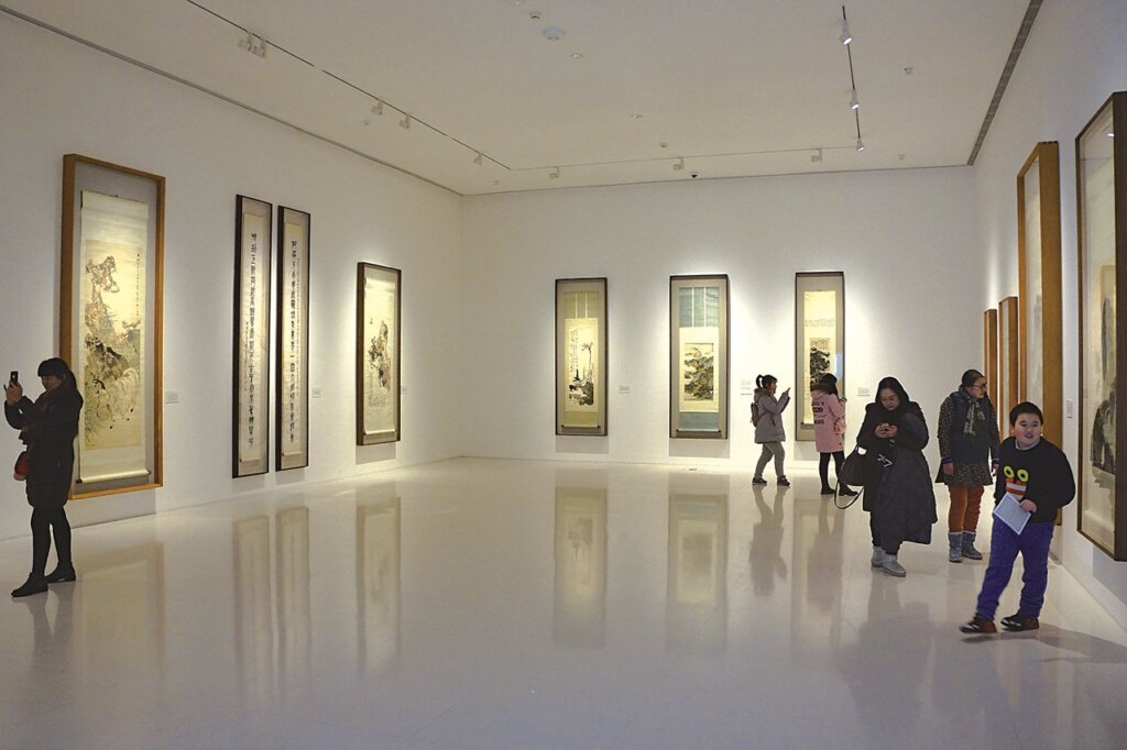 寶龍美術館「書藏樓」展廳。攝影/韓長君。
