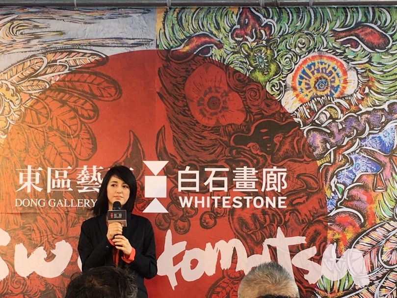 藝術家小松美羽（Miwa Komatsu）。（攝影／柯舒寧）