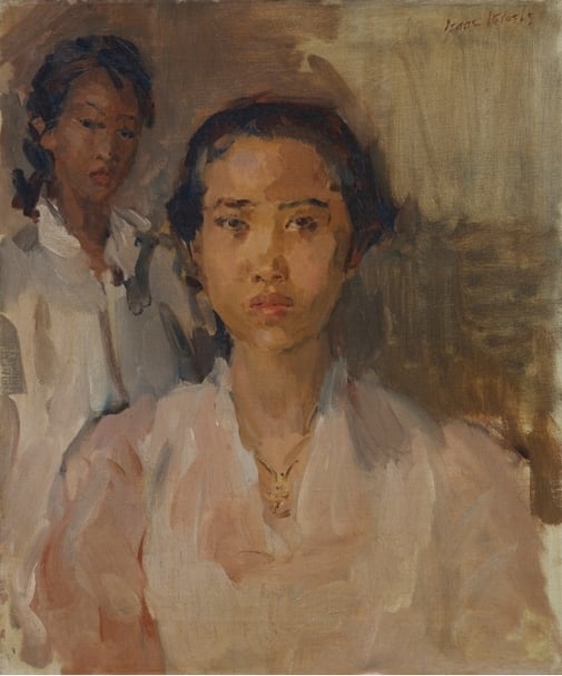 艾薩克．伊斯瑞奧斯（Isaac Israels） 《兩位爪哇女子》。（香港蘇富比提供）