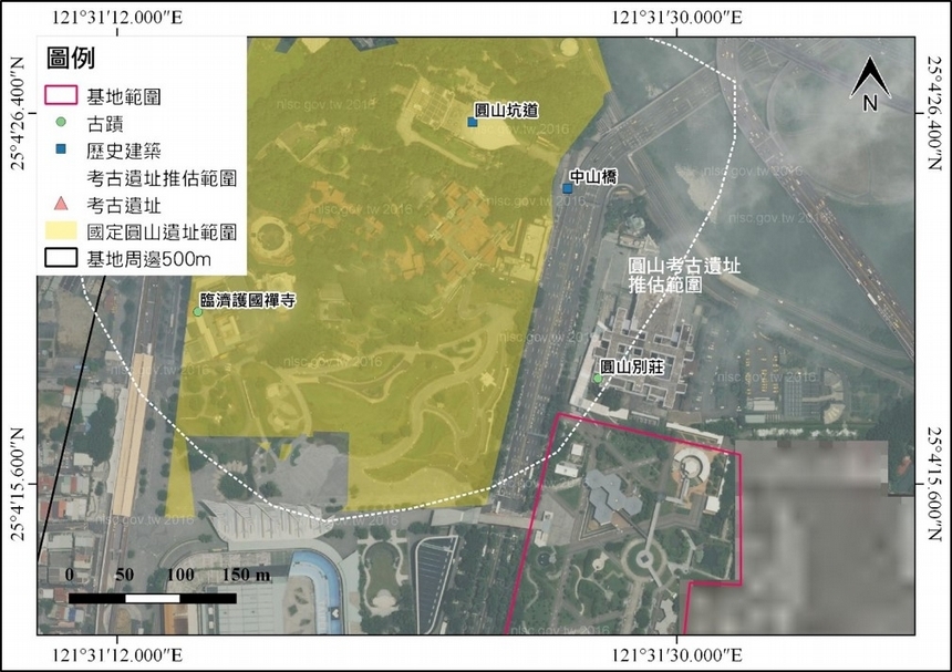 《擴建案環境影響評估文化資產調查》。（台北市文化局、台北市立美術館提供）