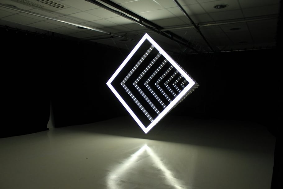 科技特展「The Enigmatic Museum」中,基特.韋伯斯特( Kit Webster)《聯覺影像雕塑》。 (台北國際藝術博覽會提供)