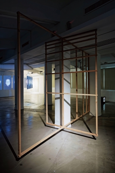 「美術館特區」的有章藝術博物館展出莊立豪《3.1416》。 (台北國際藝術博覽會提供)