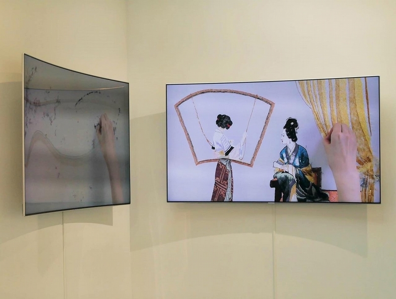 鳳甲美術館展出現場。（本刊資料室）