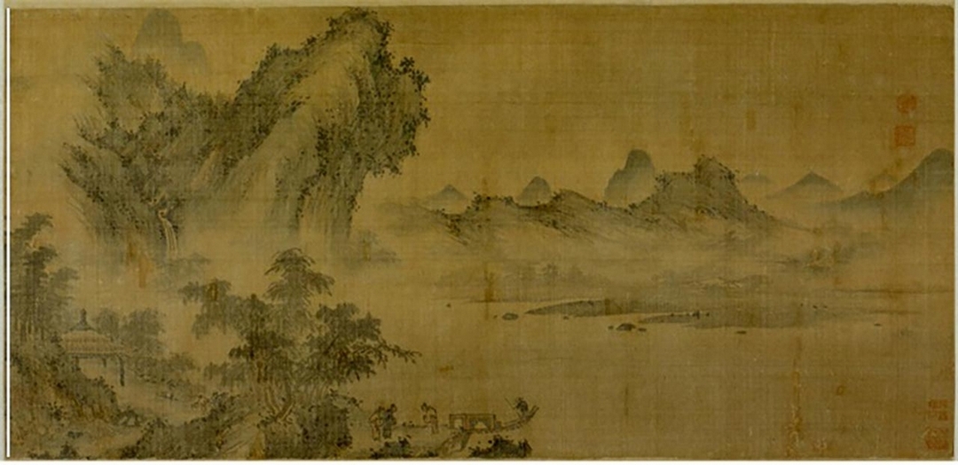 明戴進1441年作〈歸舟圖〉，蘇州博物館藏。（中華文物學會提供）