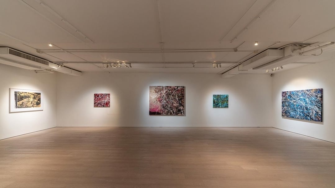 「穿梭之間 ─ 薛保瑕個展」展覽現場。（藝術家與耿畫廊提供）