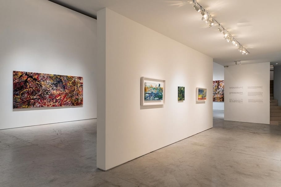 「穿梭之間 ─ 薛保瑕個展」展覽現場。（藝術家與耿畫廊提供）