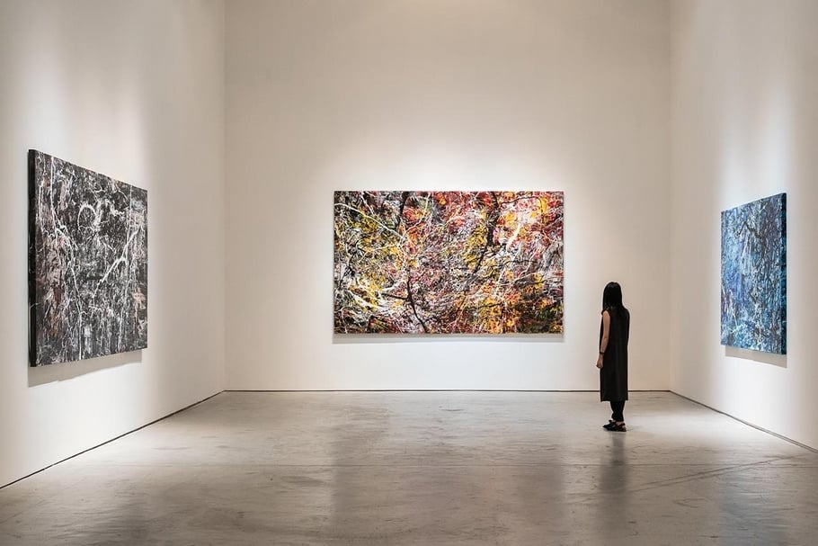 「穿梭之間 ─ 薛保瑕個展」展覽現場。（藝術家與耿畫廊提供）