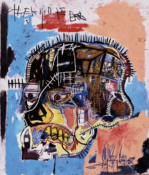 尚．米榭．巴斯奇亞《Untitled》，壓克力、油畫棒、畫布，205.7×175.9cm，1981。（©Douglas M. Parker Studio, Los Angeles06，路易威登基金會提供）