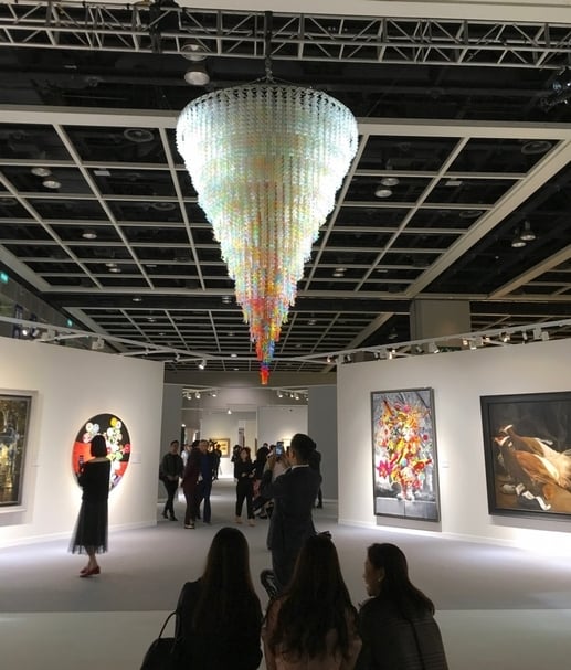 佳士得預展現場，仍維持一貫的展覽品質。（攝影／林亞偉）