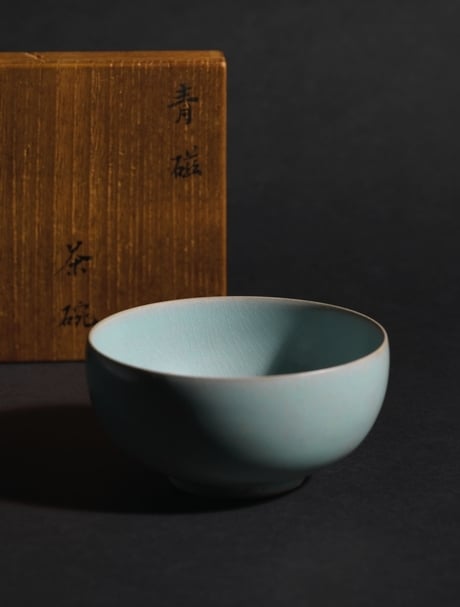 北宋《汝窯天青釉茶盞》。（佳士得提供）