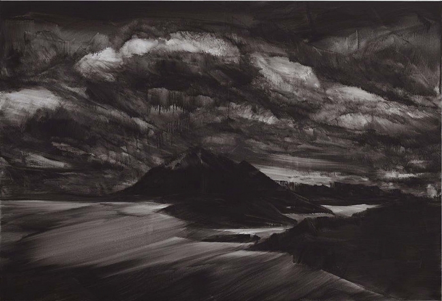 Conrad Jon Godly《DARK IS LIGHT Nr.82》,油畫、畫布,170×250cm,2018。(思文閣提供)