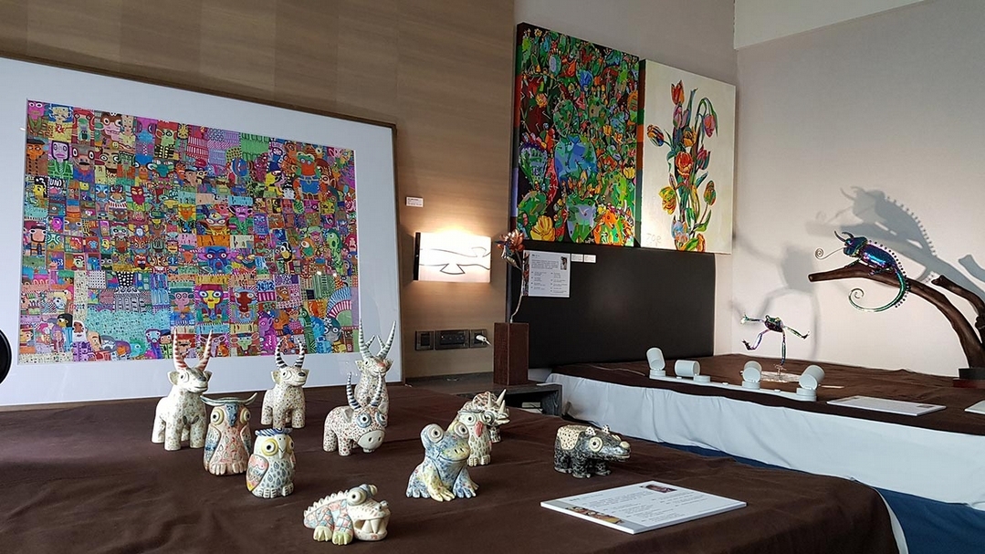 城市商旅真愛館展區，展出畫廊為光之藝廊。（攝影／崔綵珊）