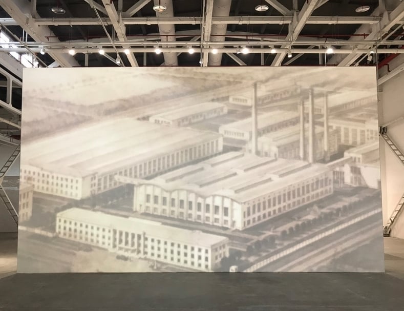 「全球都市 #1.5：延展智慧」展覽現場，曹明浩《東郊似東》。（攝影／王萱）