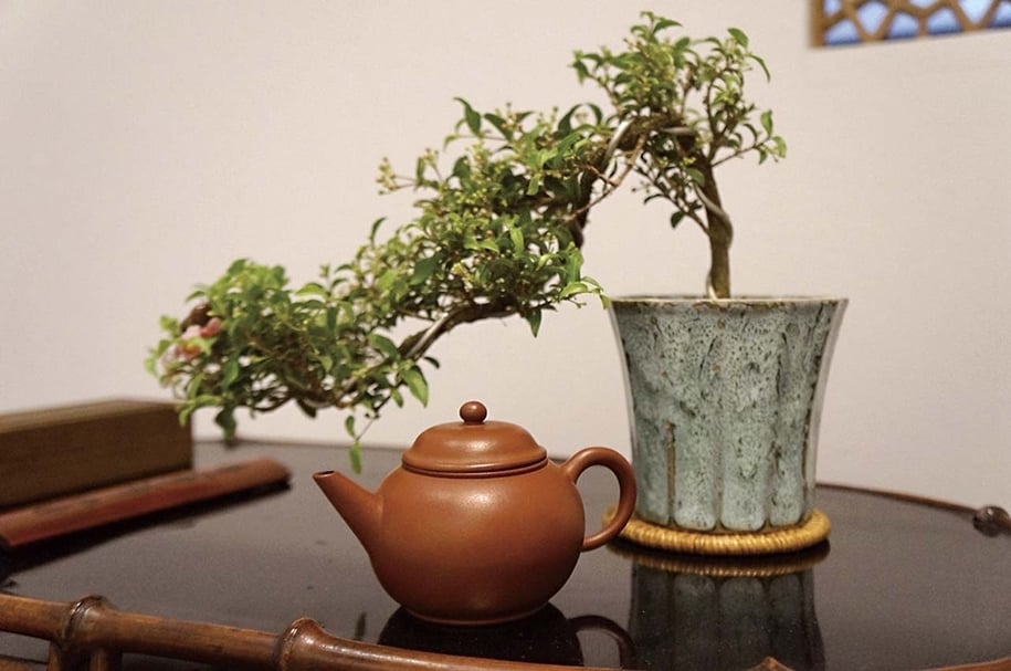茶席講究的是清雅絕俗的氛圍。圖︱居意古美術