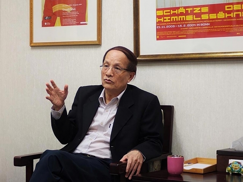 國立故宮博物院院長陳其南在立法院表示為進行「新故宮計畫」。（本刊資料室）