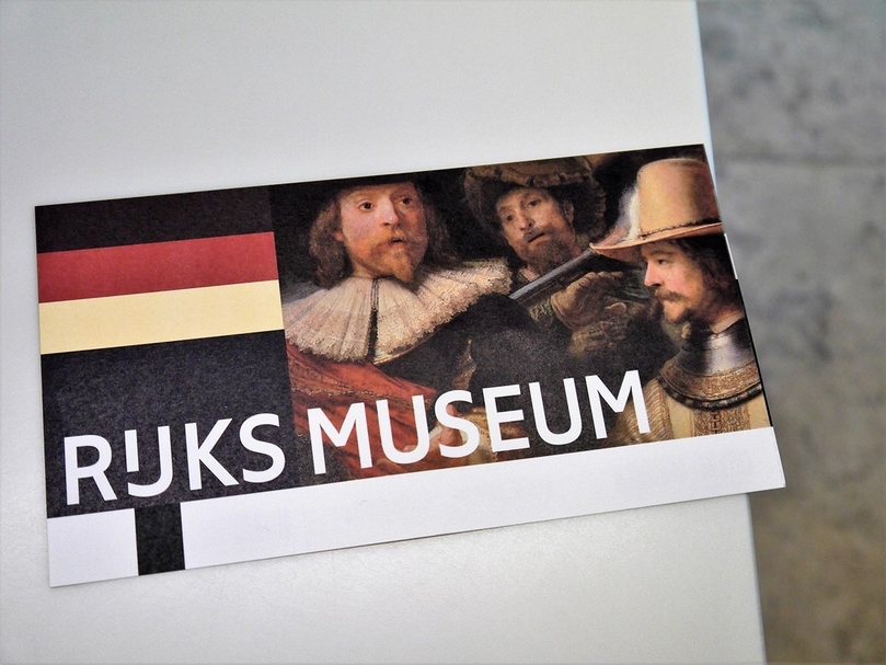 荷蘭國立博物館（Rijksmuseum）門票。（黃心蓉提供）