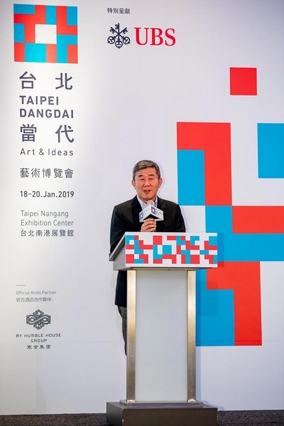 「台北當代藝術博覽會」國際與在地的資深藏家群代表曾文泉。（台北當代藝術博覽會提供）