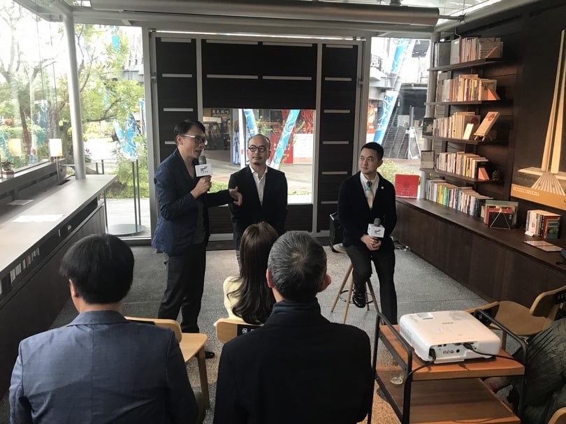 水墨現場台北展博會發佈會現場。(攝影/陳意華)