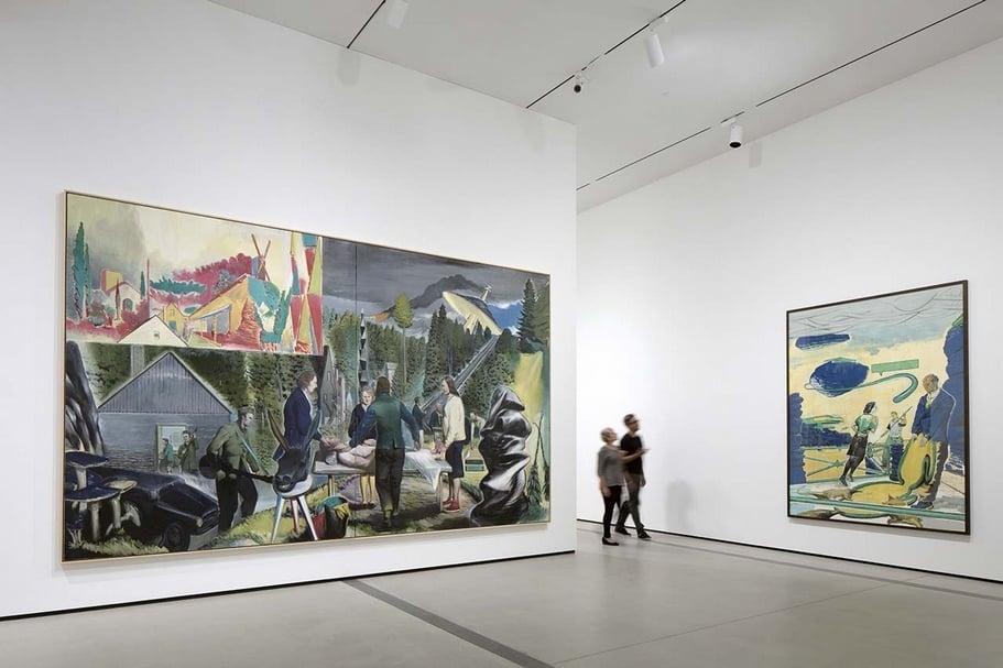 2015年，於美國The Broad博物館展覽現場。（卓納畫廊提供）