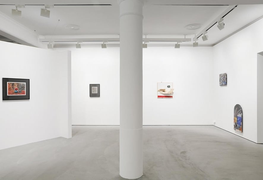 「李元佳與年輕藝術家」2F展覽現場。（亞紀畫廊提供）