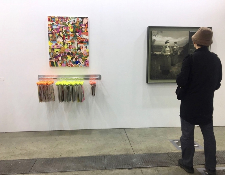 韓國阿拉里奧畫廊（Arario Gallery）於「台北當代藝博」現場呈現中、日、韓三地藝術家精彩作品，完整展現畫廊藝術版圖。（本刊資料室）